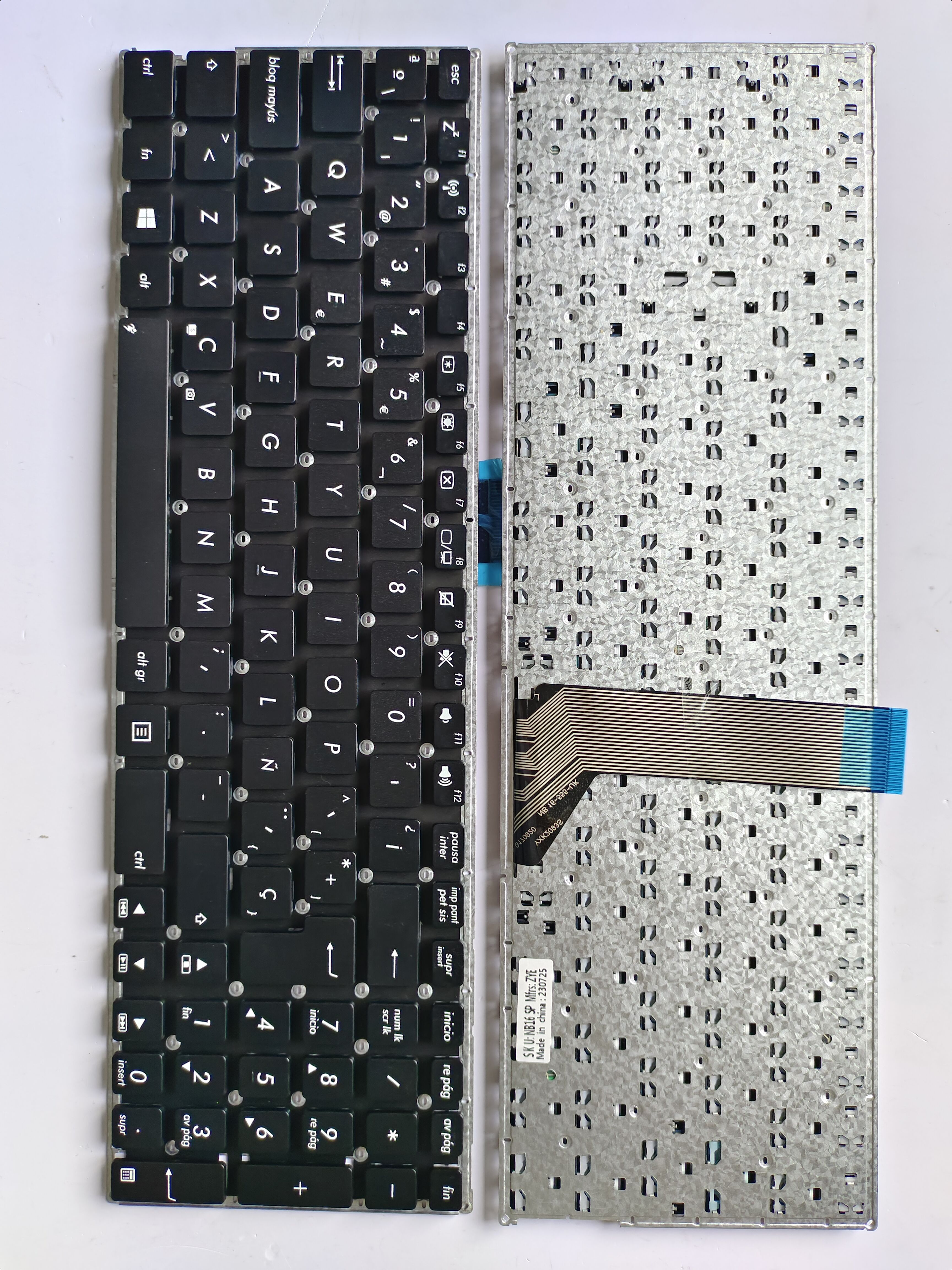 Picture of New Replacement Laptop Keyboard For ASUS X555 BLACK (OEM) SP Layout